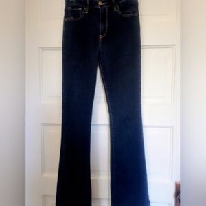 Levi's Deep Blue Boot Cut Jeans